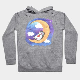 moon hamster Hoodie